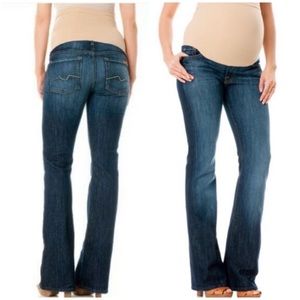 A Pea In The Pod 7FAM Maternity Jeans Secret Belly